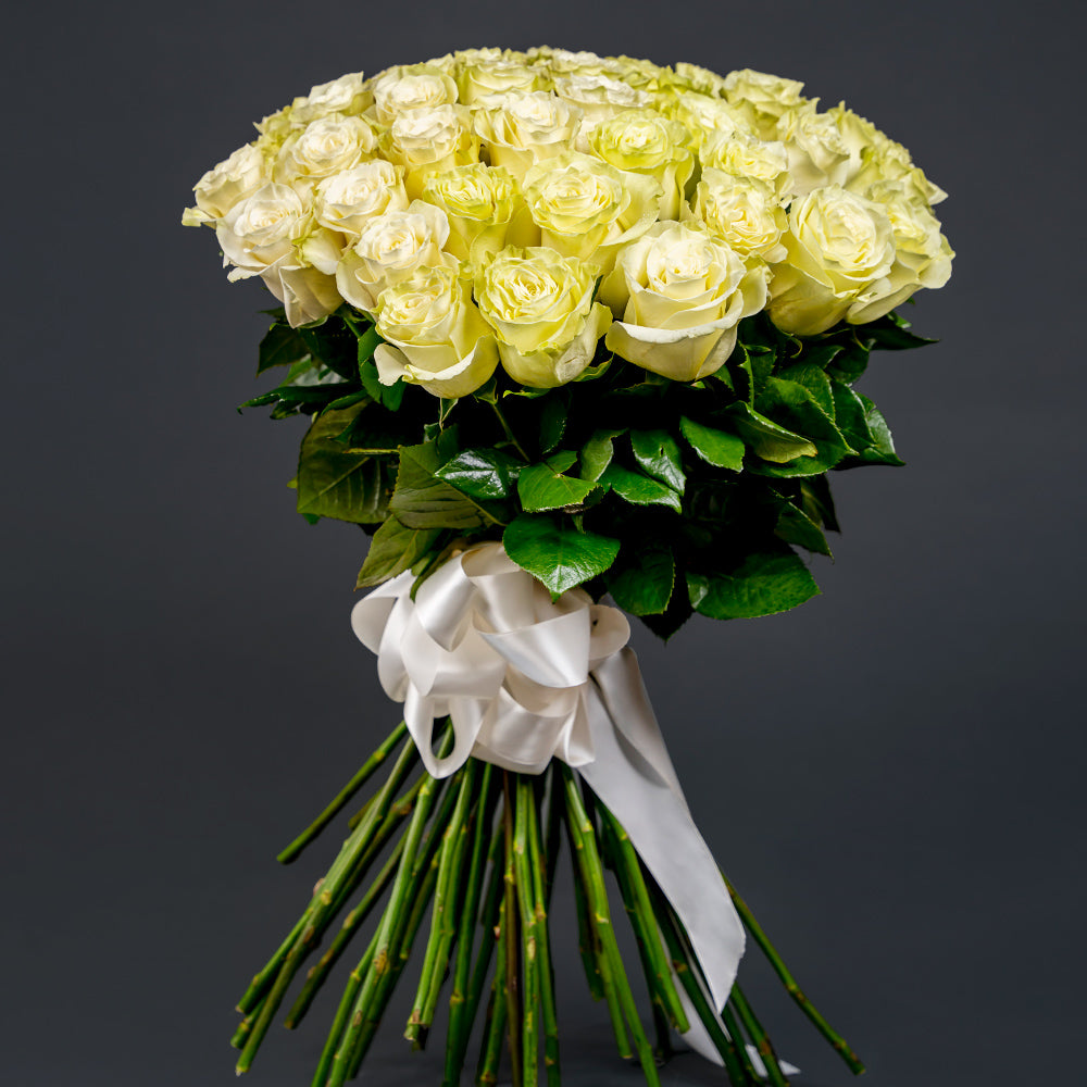 White rose bouquet