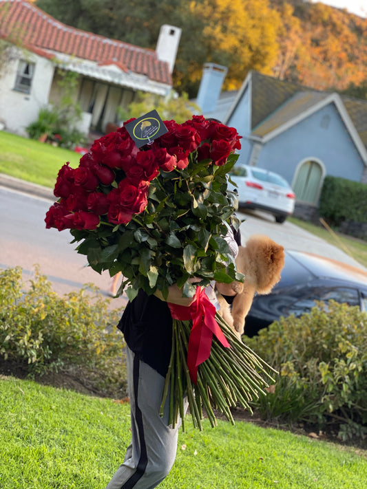 100 Red Rose Bouquet